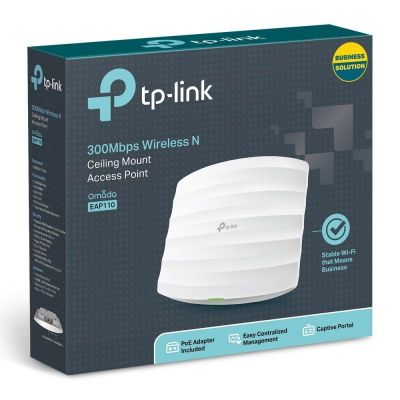 TP-LINK 300Mbps Wireless N Ceiling Mount Access Point EAP110, Ver. 4.0 | Access Points - WiFi Extenders στο smart-tech.gr