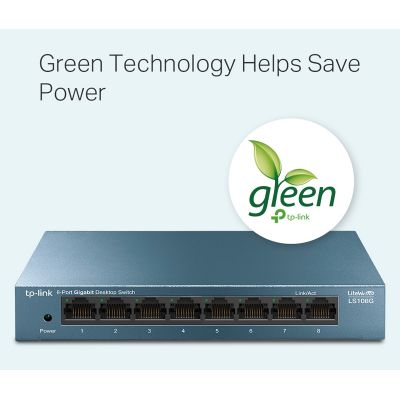 TP-LINK Desktop Switch LS108G, 8-port 10/100/1000Mbps, Ver. 1.0 | Switches στο smart-tech.gr