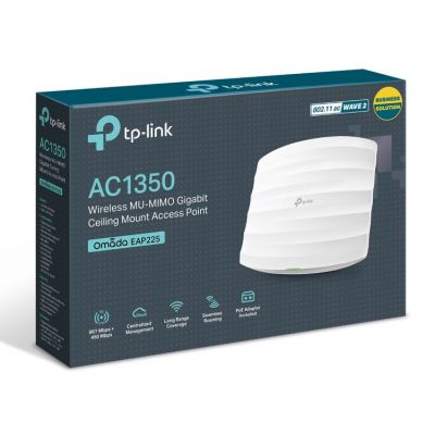 TP-LINK ασύρματο access point EAP225, AC1350, Ceiling Mount, Ver. 3.0 | Access Points - WiFi Extenders στο smart-tech.gr
