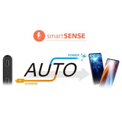 SILICON POWER power bank QP15, 10000mAh, 2x USB & USB Type-C, 3A, μαύρο | POWERBANKS & ΗΛΙΑΚΟΙ ΦΟΡΤΙΣΤΕΣ στο smart-tech.gr