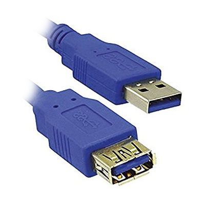 Καλώδιο MediaRange USB 3.0 Extension AM/AF 3.0M Blue (MRCS145) | USB στο smart-tech.gr