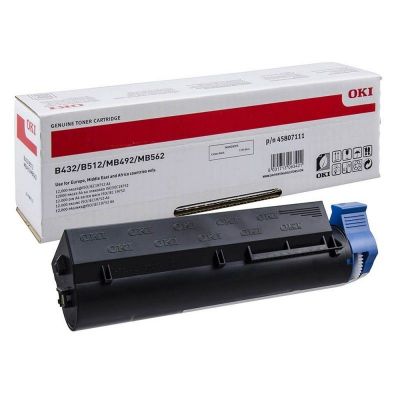 OKI B432/B512/MB492/MB562 TONER BLACK EHC 12k (45807111) (OKI-B432-B) | Toner στο smart-tech.gr