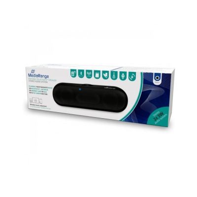 MediaRange Portable Bluetooth Stereo Speaker (Black) (MR734) | Φορητά Ασύρματα Ηχεία Bluetooth στο smart-tech.gr