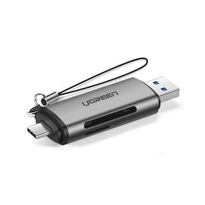 Ugreen 2-in-1 USB 3.0 / USB-C Card Reader (50706) (UGR50706) | CARD READERS στο smart-tech.gr