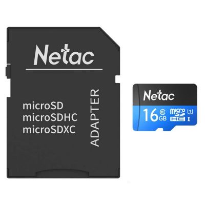 NETAC κάρτα μνήμης MicroSDHC P500 Standard, 16GB, 90MB/s, Class 10 | Κάρτες μνήμης MicroSD στο smart-tech.gr