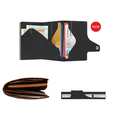 TRU VIRTU Click & Slide Wallet (Croco Brown) | ΣΕΙΡΑ CLICK & SLIDE στο smart-tech.gr