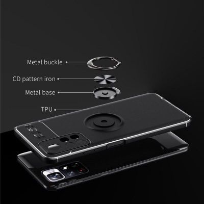 Θήκη Ancus AutoFocus Shock Proof με Ring Holder για Xiaomi Note 11 Pro+ 5G Μαύρη | Θήκες προστασίας για κινητά στο smart-tech.gr