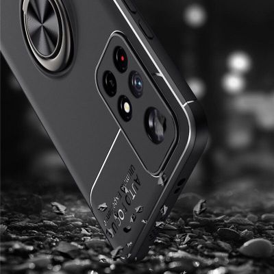 Θήκη Ancus AutoFocus Shock Proof με Ring Holder για Xiaomi Note 11 Pro+ 5G Μαύρη | Θήκες προστασίας για κινητά στο smart-tech.gr