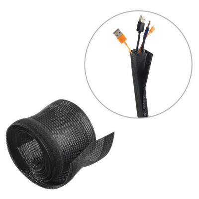BRATECK Δεματικό Καλωδίων τύπου Flex Wrap VS-85, 100x8.5cm, μαύρο | ΤΑΚΤΟΠΟΙΗΤΕΣ ΚΑΛΩΔΙΩΝ στο smart-tech.gr