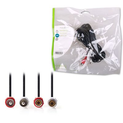 NEDIS CAGP24205BK50 | Καλώδια & Adaptors Εικόνας & Ήχου RCA στο smart-tech.gr