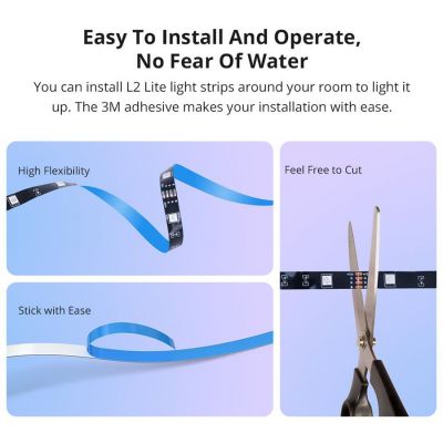SONOFF smart LED καλωδιοταινία L2-LITE-5M, RGB, WiFi & BT, 5m | Λάμπες - Λαμπτήρες - Φωτιστικά στο smart-tech.gr