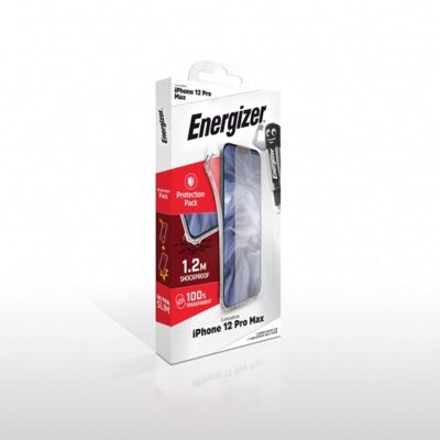 Θήκη Shockproof TPU 1.2m Drop Test Energizer με Τζαμάκι Προστασίας για Apple iPhone 12 Pro Max Διάφανη | Θήκες προστασίας για κινητά στο smart-tech.gr