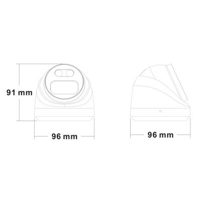 LONGSE IP κάμερα CMSBFG200, 2.8mm, 2MP, αδιάβροχη IP67, PoE | Διαδικτυακές IP Κάμερες στο smart-tech.gr