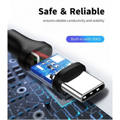 CABLETIME καλώδιο USB 2.0 σε USB Type-C C160, 3A, 1m, λευκό | Καλώδια USB-C (Type-C) στο smart-tech.gr