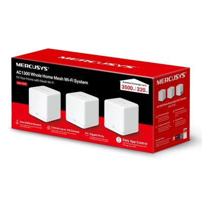 MERCUSYS Mesh Wi-Fi System Halo H30G, 1.3Gbps Dual Band, 3τμχ, Ver. 1.0 | Access Points - WiFi Extenders στο smart-tech.gr