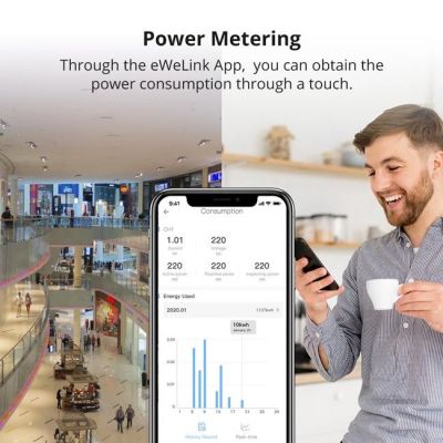 SONOFF smart μονάδα παρακολούθησης ισχύος SPM-MAIN WiFi/Ethernet, 20A | ΗΛΕΚΤΡΟΛΟΓΙΚΟΣ ΕΞΟΠΛΙΣΜΟΣ στο smart-tech.gr