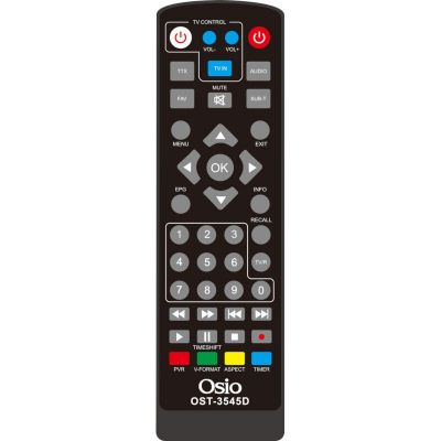 Osio OST-3545D DVB-T/T2 Full HD H.265 MPEG-4 Ψηφιακός δέκτης με USB και χειριστήριο για TV & δέκτη | Αποκωδικοποιητές MPEG-4 στο smart-tech.gr