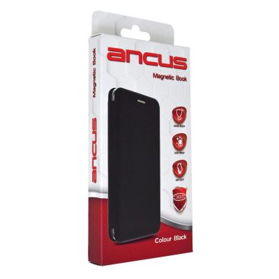 Θήκη Book Ancus Magnetic Curve για Xiaomi Redmi Note 10 Redmi Note 10s  TPU Μαύρο | Θήκες προστασίας για κινητά στο smart-tech.gr