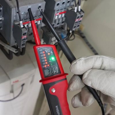 UNI-T μετρητής τάσης AC/DC UT15C, αδιάβροχος IP65, 12V έως 690V | Μηχανήματα - Πολύμετρα στο smart-tech.gr