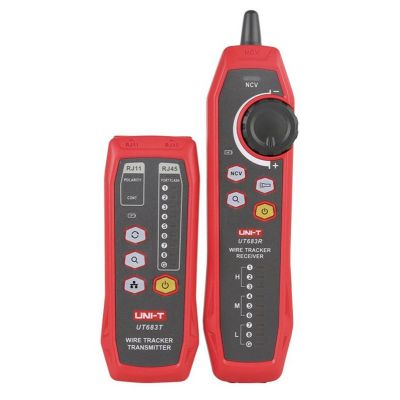 UNI-T tester καλωδίων δικτύου UT683KIT, RJ45/RJ11 | Μηχανήματα - Πολύμετρα στο smart-tech.gr