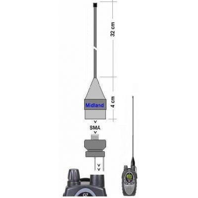 Midland G7 Flex | Κεραίες VHF UHF στο smart-tech.gr