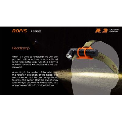 ROFIS R3 1250 LUMENS | ΦΑΚΟΙ ΚΕΦΑΛΗΣ LED στο smart-tech.gr