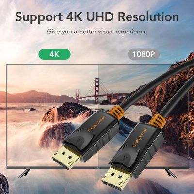 CABLETIME καλώδιο Displayport AV585, 1.2v, 4k/60hz, 1.8m, μαύρο | Λοιπά Καλώδια, Adaptors & Μετατροπείς στο smart-tech.gr