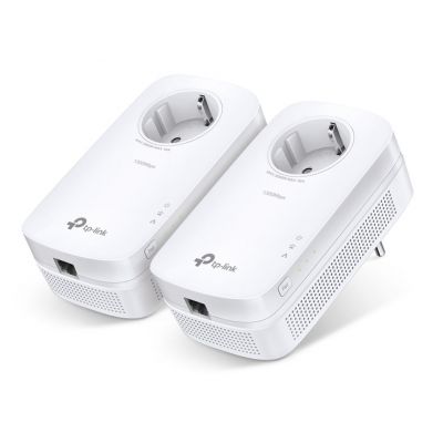 TP-LINK Passthrough Powerline Starter Kit TL-PA8010P KIT, AV1300 Gigabit | Access Points - WiFi Extenders στο smart-tech.gr