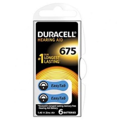 Duracell EasyTab DA 675 | ΜΠΑΤΑΡΙΕΣ ΑΚΟΥΣΤΙΚΩΝ ΒΑΡΗΚΟΪΑΣ στο smart-tech.gr