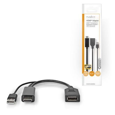 NEDIS CCGP34300BK02 | Λοιπά Καλώδια, Adaptors & Μετατροπείς στο smart-tech.gr