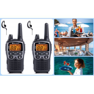 MIdland XT70 HotelCom X4 | Ελεύθερης Χρήσης PMR446 στο smart-tech.gr