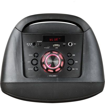 Akai ABTS-TK19 Φορητό ηχείο Bluetooth με LED, TWS, USB, micro SD, Aux-In και είσοδο ενσύρματου  μικροφώνου | Karaoke - Party Speakers στο smart-tech.gr