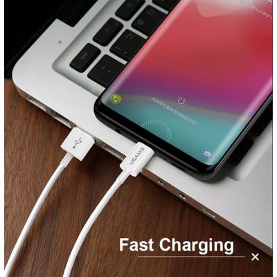 USAMS καλώδιο Micro USB σε USB US-SJ284, 2A, 1m, λευκό | ΚΑΛΩΔΙΑ & ADAPTORS στο smart-tech.gr