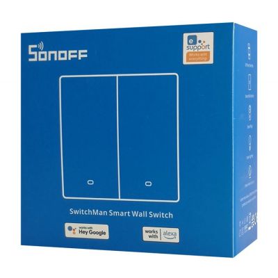 SONOFF smart διακόπτης M5-2C-86, διπλός, WiFi, γκρι | ΗΛΕΚΤΡΟΛΟΓΙΚΟΣ ΕΞΟΠΛΙΣΜΟΣ στο smart-tech.gr
