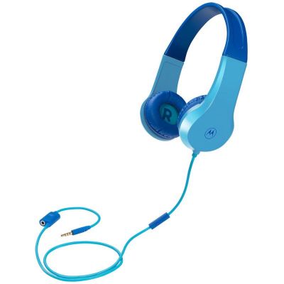 Motorola JR200 Blue Οn ear παιδικά ακουστικά Hands Free με splitter | Ακουστικά Bluetooth στο smart-tech.gr