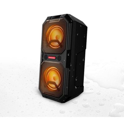 Motorola Rokr 820 Φορητό αδιάβροχο Bluetooth 5.0 karaoke party speaker με LED, USB, FM, TWS, AUX και 2 υποδοχές για ενσ. μικρόφωνα – 80 W RMS | Karaoke - Party Speakers στο smart-tech.gr
