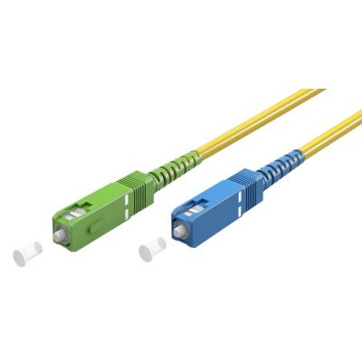 GOOBAY καλώδιο οπτικής ίνας SC-APC σε SC-UPC 59658, OS2, 1m, κίτρινο | Καλώδια δικτύου στο smart-tech.gr