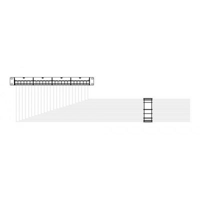 DELOCK οργανωτής καλωδίων 66057 με δεματικό τύπου velcro, 24 καλωδίων | ΤΑΚΤΟΠΟΙΗΤΕΣ ΚΑΛΩΔΙΩΝ στο smart-tech.gr
