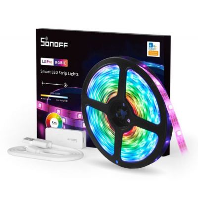 SONOFF smart LED καλωδιοταινία L3 Pro, RGBIC, αδιάβροχη, Wi-Fi & BT, 5m | Λάμπες - Λαμπτήρες - Φωτιστικά στο smart-tech.gr