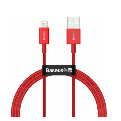 Baseus Lightning Superior Series cable, Fast Charging, Data 2.4A, 1m Red (CALYS-A09) (BASCALYS-A09) | ΚΑΛΩΔΙΑ & ADAPTORS στο smart-tech.gr