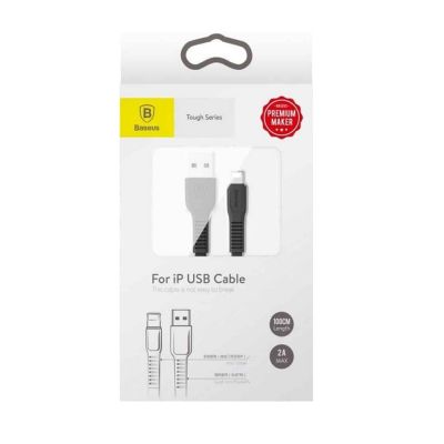 Baseus Lightning Tough series Apple Cable 2A 1m Black (CALZY-B01) (BASCALYS-A01) | ΚΑΛΩΔΙΑ & ADAPTORS στο smart-tech.gr