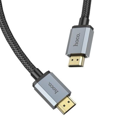Καλώδιο σύνδεσης HDMI Hoco US03 HDMI 2.1 σε 8K 60Hz Ultra HD 48Gbps Μαύρο 1m Braided | Καλώδια HDMI στο smart-tech.gr