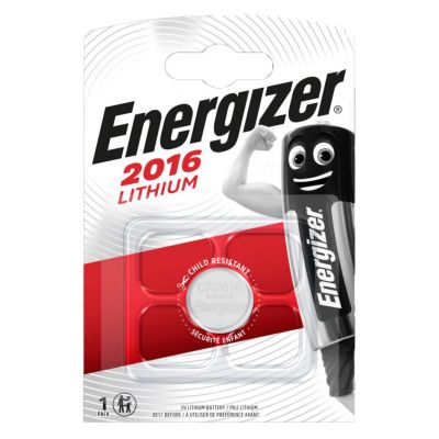ENERGIZER μπαταρία λιθίου CR2016, 3V, 1τμχ | ΜΠΑΤΑΡΙΕΣ ΛΙΘΙΟΥ (Li-ion) στο smart-tech.gr