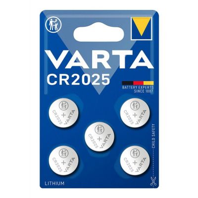 VARTA μπαταρία λιθίου CR2025, 3V, 5τμχ | ΜΠΑΤΑΡΙΕΣ ΛΙΘΙΟΥ (Li-ion) στο smart-tech.gr