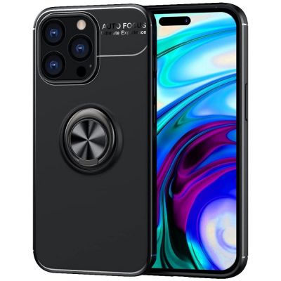 Θήκη Ancus AutoFocus Shockproof με Ring Holder για Apple iPhone 14 Pro Max Μαύρη | Θήκες προστασίας για κινητά στο smart-tech.gr