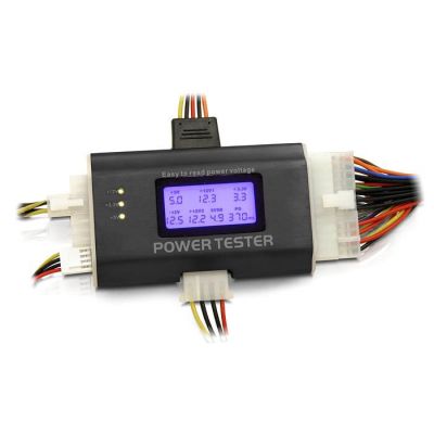 DELOCK tester τροφοδοτικού PC 18159, 3.3V/5V/12V, ATX/BTX/ITX | Μηχανήματα - Πολύμετρα στο smart-tech.gr