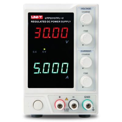 UNI-T DC τροφοδοτικό πάγκου UTP3315TFL-II, 1 κανάλι, 30V/5A, 150W | Μηχανήματα - Πολύμετρα στο smart-tech.gr