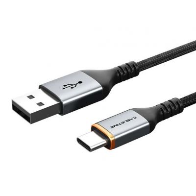 CABLETIME καλώδιο USB σε USB-C CT-AMCM3A, 3A, 1m, μαύρο | Καλώδια USB-C (Type-C) στο smart-tech.gr