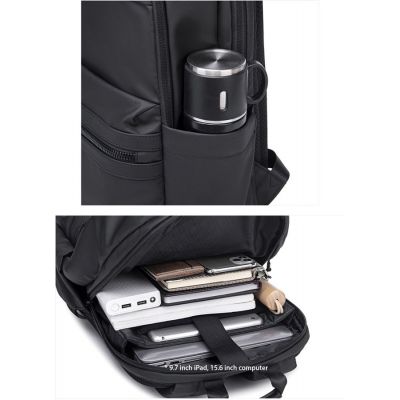 ARCTIC HUNTER τσάντα πλάτης B00536 με θήκη laptop 15.6", 21L, μαύρη | Τσάντες & Σακίδια καθημερινής χρήσης στο smart-tech.gr