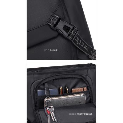 ARCTIC HUNTER τσάντα ώμου K00528 με θήκη tablet, 10L, μαύρη | Τσάντες & Σακίδια καθημερινής χρήσης στο smart-tech.gr